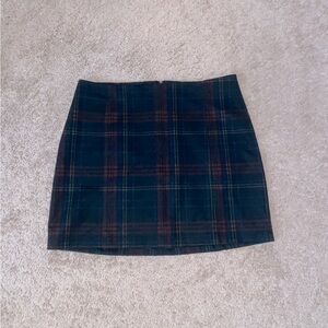 Wild Fable Plaid Black/Blue/Green/Red Mini Skirt
